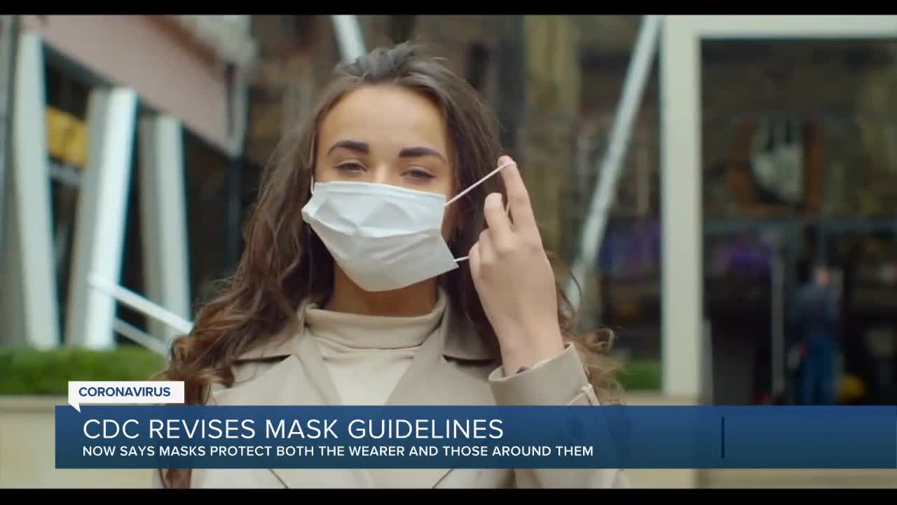 CDC now says masks protect both the wearers and those around them from COVID-19