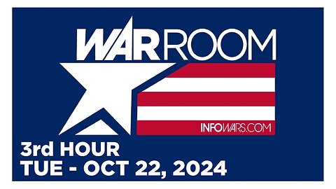 WAR ROOM [3 of 3] Tuesday 10/22/24 • News, Calls, Reports & Analysis • Infowars