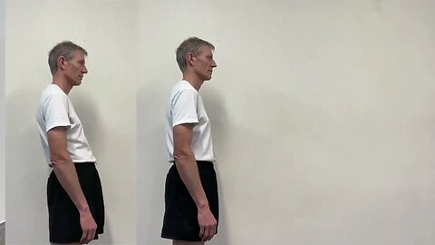 breathe into the back to correct the standing posture