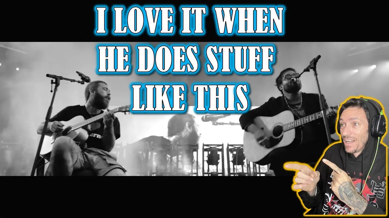 LOVE THE LIVE STUFF!! Post Malone & Angus Stone - "Big Jet Plane" (REACTION)