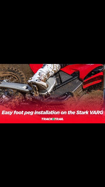Easy foot peg installation on the Stark VARG