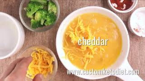 Keto Broccoli and Cheddar Frittata-Keto Recipe