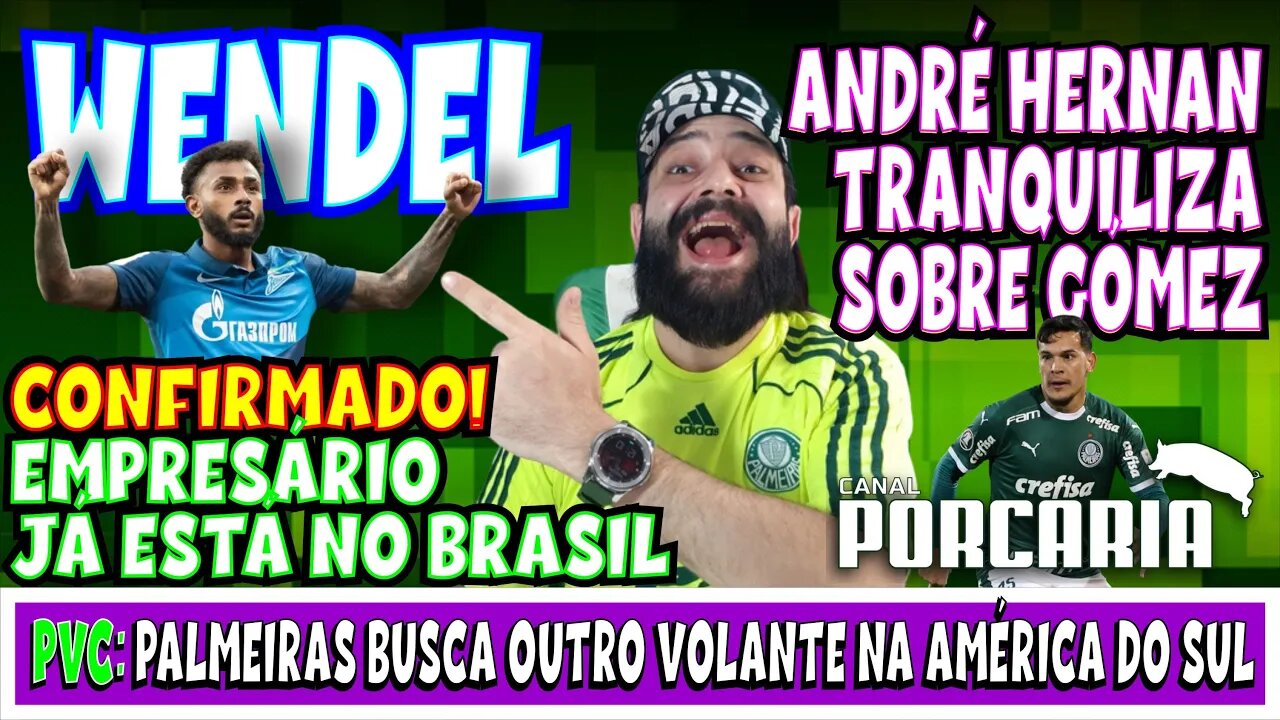 💥CONFIRMADO!👍 EMPRESÁRIO DE WENDEL JÁ ESTÁ NO BRASIL 🐷 GÓMEZ NÃO VAI 🐷 OUTRO VOLANTE NA MIRA!