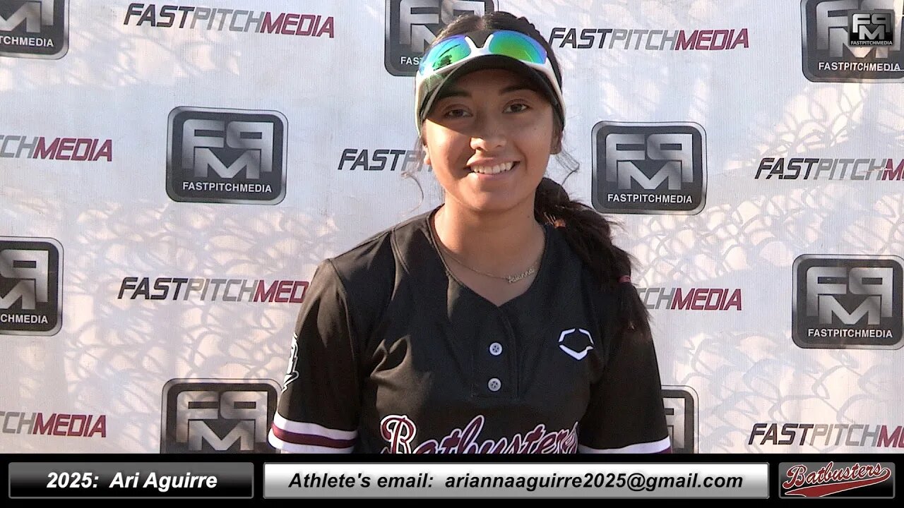 2025 Ari Aguirre 3.65 GPA, 2nd Base & Outfielder Softball Recruiting Skills Video, Batbusters Gomes