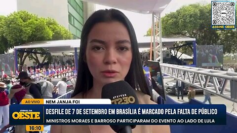 Desfile do 7 de Setembro em Brasília é marcado pela falta de público