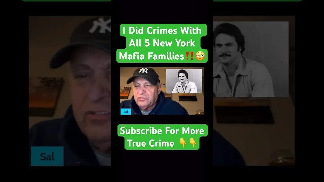 Sal Polisi I Did Crimes With All 5 New York Mafia Families‼️😳 #michaelfranzese #johngotti #mafia