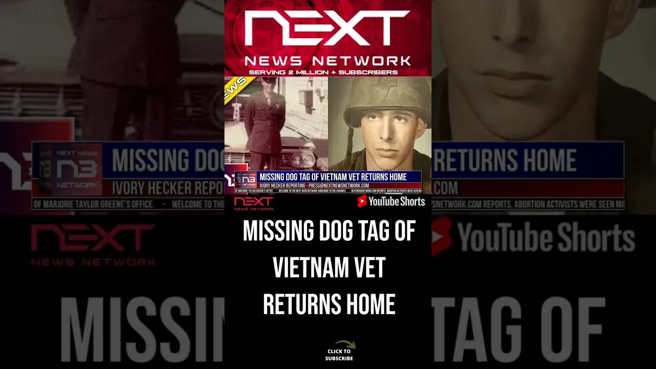 Missing Dog Tag of Vietnam Vet Returns Home #shorts