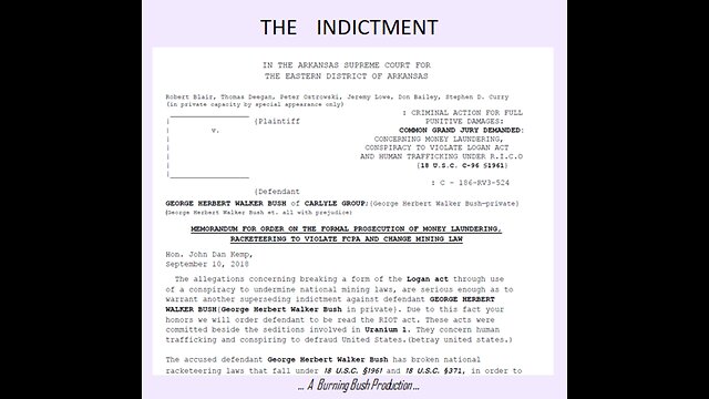 THE INDICTMENT . . . et. al.