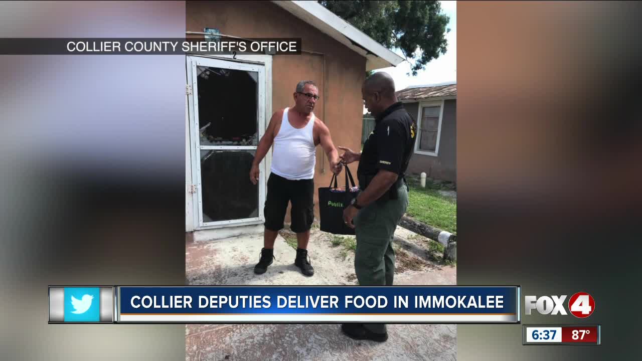 Collier deputies deliver food to people in Immokalee