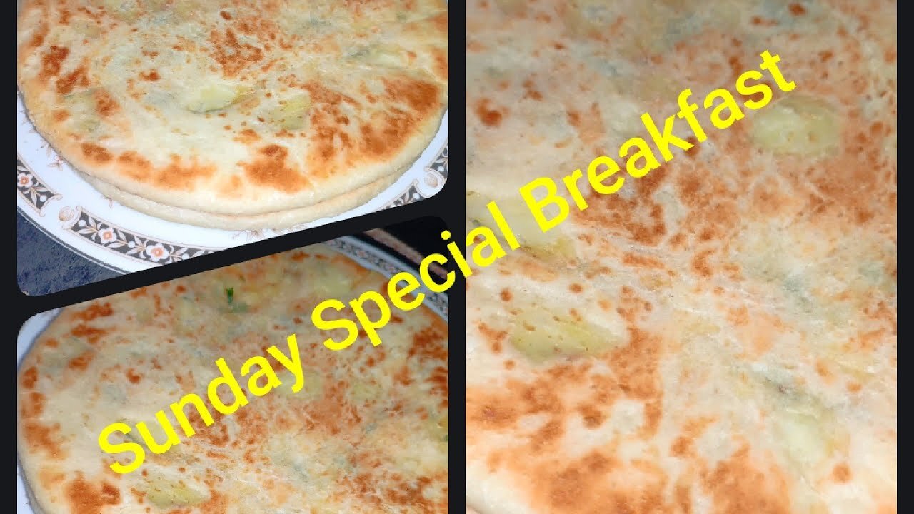 This Breakfast recipe Better Than Pizza Shawarma||easy and cheap recipe||Alu ka Kulcha recipe