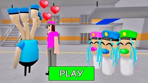 SECRET UPDATE | POLICE COP FALL IN LOVE WITH BABY POLICE GIRL? SCARY OBBY ROBLOX #roblox #obby