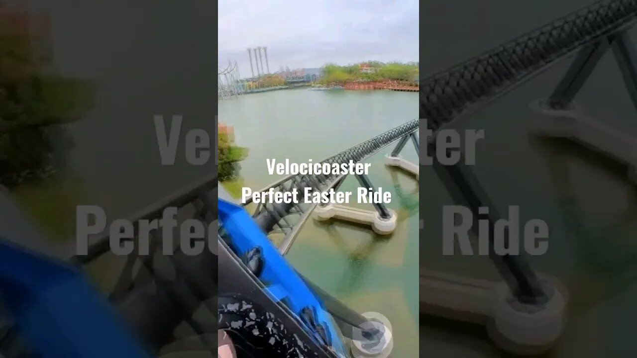 Velocicoaster Front Row |What Would You Ride On Easter?