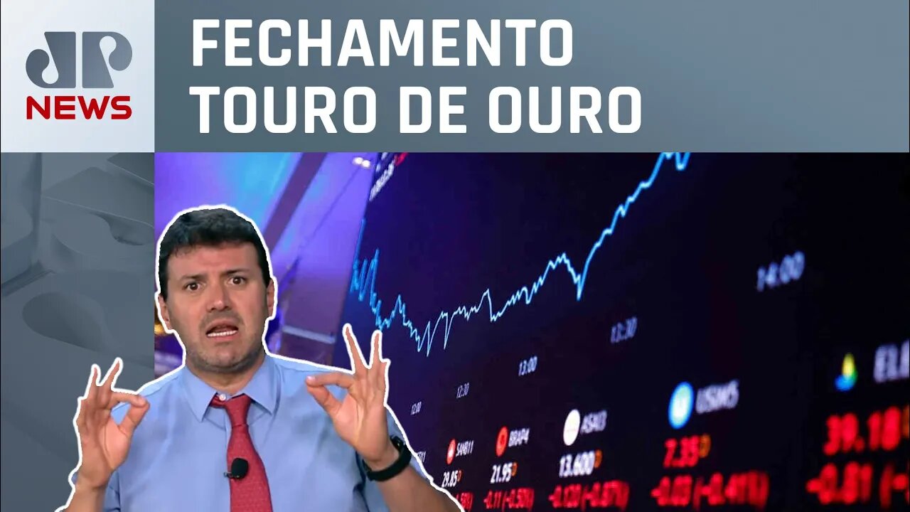 Ibovespa cede à piora externa e cai | Fechamento Touro de Ouro