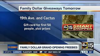 Family Dollar grand opening specials