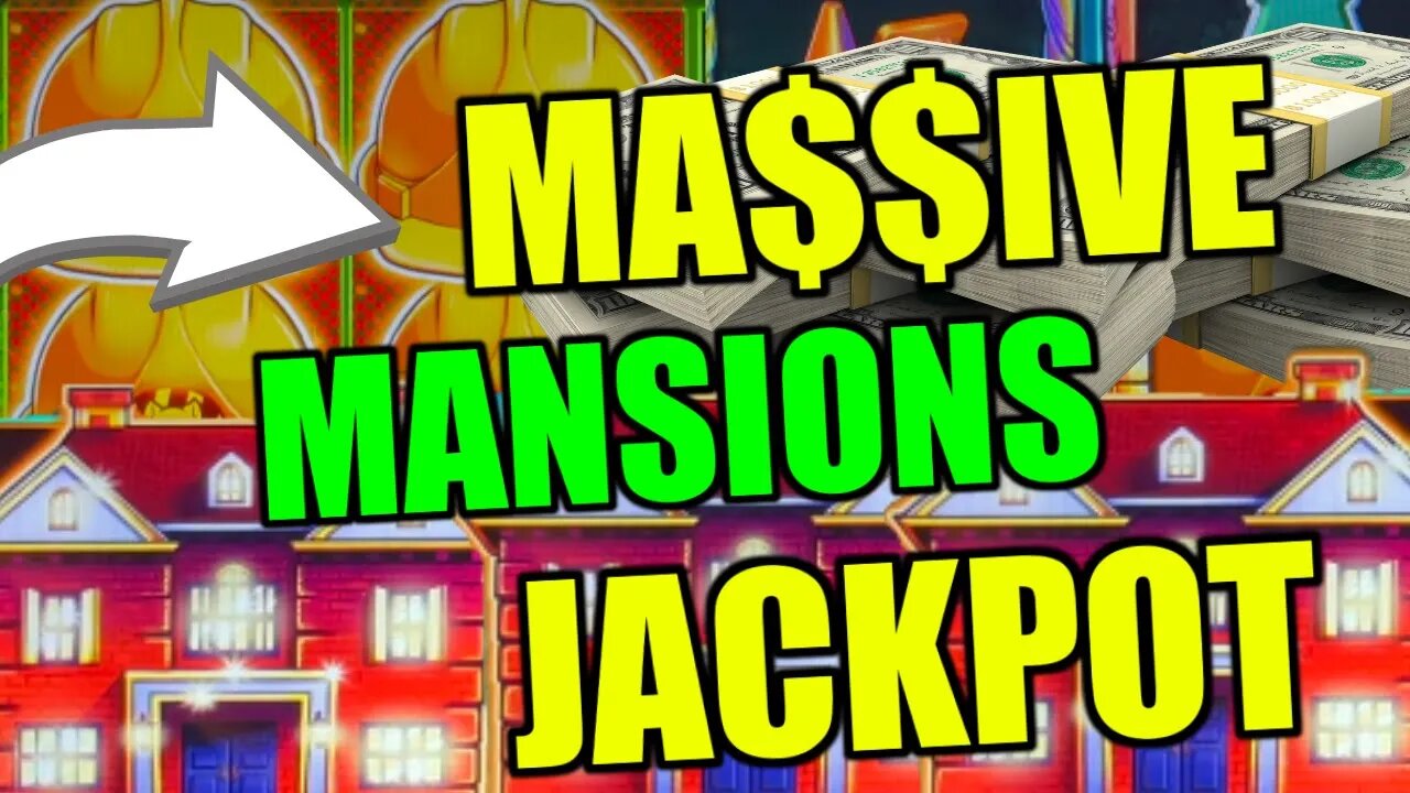 MANSIONS GALORE! 🚧 MASSIVE HUFF N PUFF HIGH LIMIT JACKPOT!
