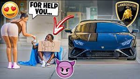 Gold digger prank in the hood!!