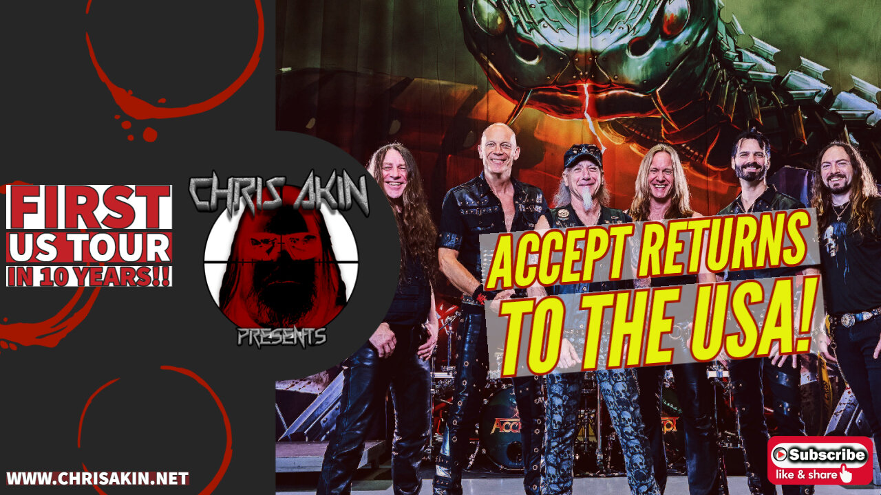 CAP | Accept Embark On First Tour Of The USA In 10 Years!