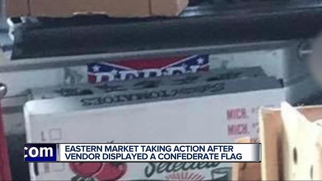 Eastern Market taking action after vendor displayed a Confederate Flag