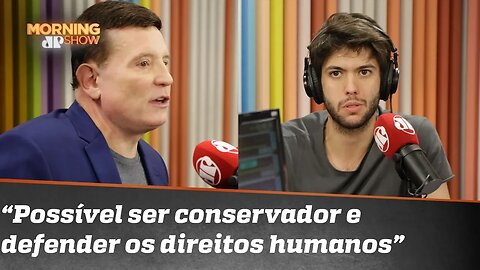 "É possível ser conservador e defender os direitos humanos", diz Cabrini a Coppolla
