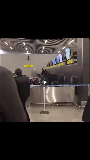 DEVELOPING: A Haitian man was caught on film destroying an airport terminal...