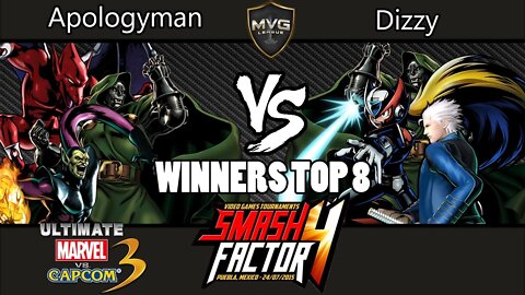 Apologyman vs. SF T3 Dizzy - Smash Factor 4 - Winners Top 8 - Marvel vs. Capcom