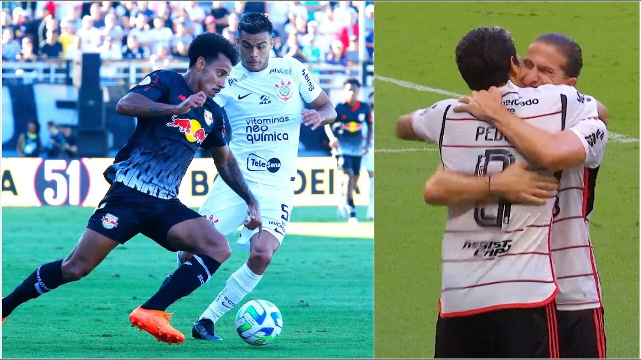 Corinthians PERDE para o Bragantino, que COLA no Botafogo; Flamengo VENCE o Fortaleza! | CANELADA