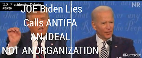 BIDEN'S IDEAL ANTIFA