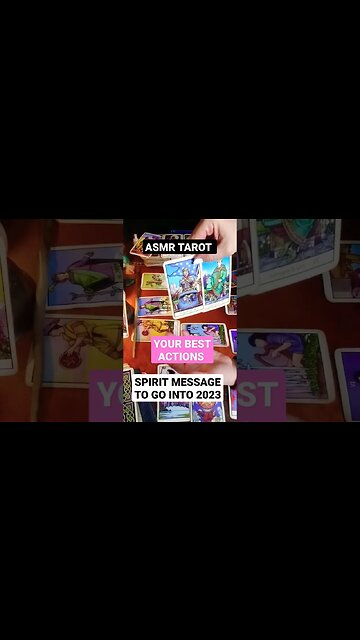 ASMR TAROT MESSAGE TO GO INTO 2023⚡️🌌🎉 #asmrtarot #dailytarotreading#spiritguidemessage✨️BEST ACTION
