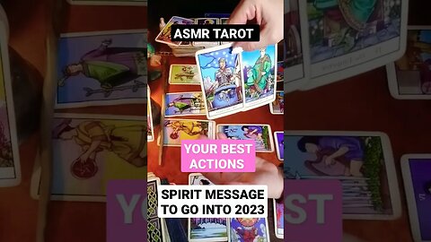 ASMR TAROT MESSAGE TO GO INTO 2023⚡️🌌🎉 #asmrtarot #dailytarotreading#spiritguidemessage✨️BEST ACTION