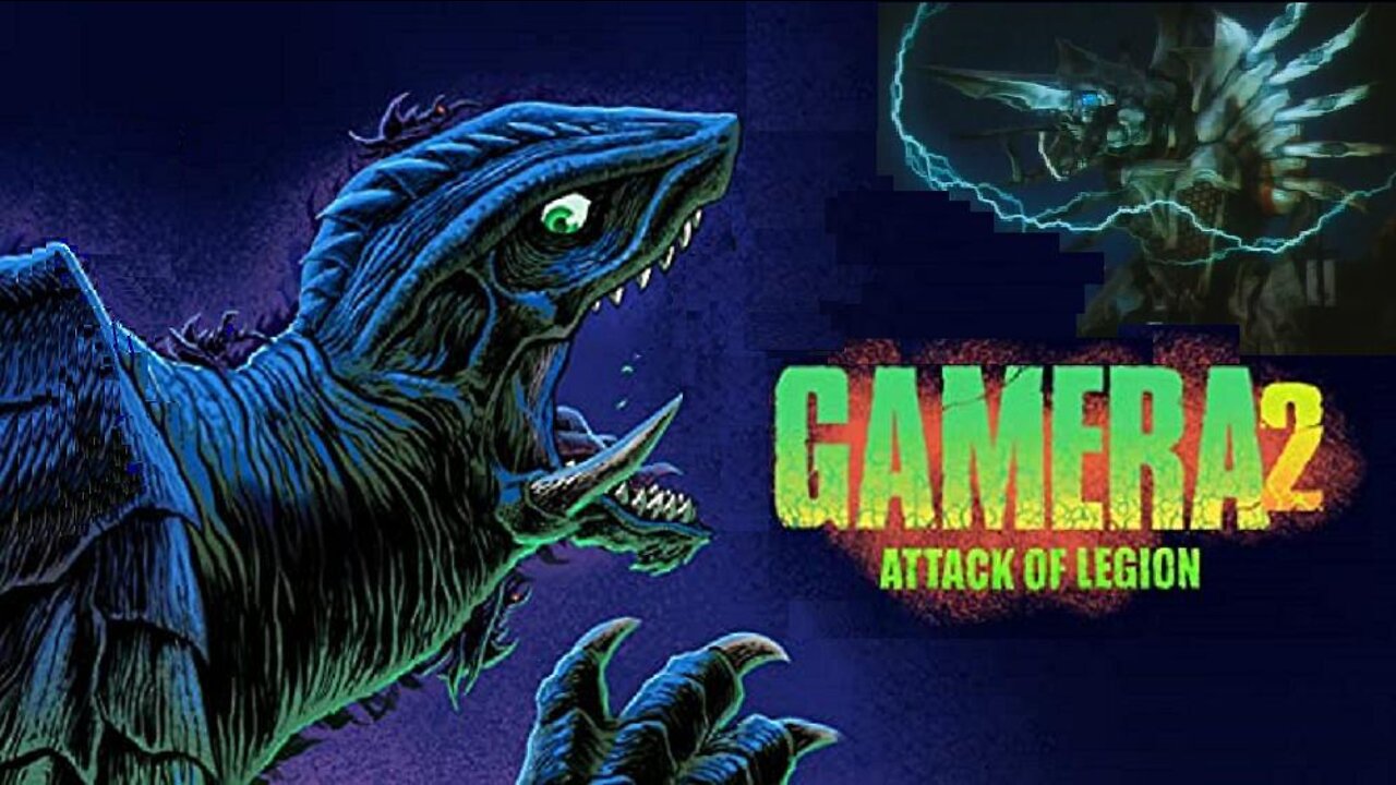 GAMERA 2: ATTACK OF LEGION 1996 Gamera Must Fight Alien Insect Horde & Queen TRAILER & MOVIE in HD & W/S