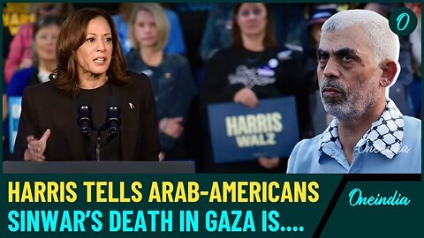 Kamala Harris On Hamas Chief Sinwar Killing: Eye On Arab Americans Voters in Swing-State Michigan