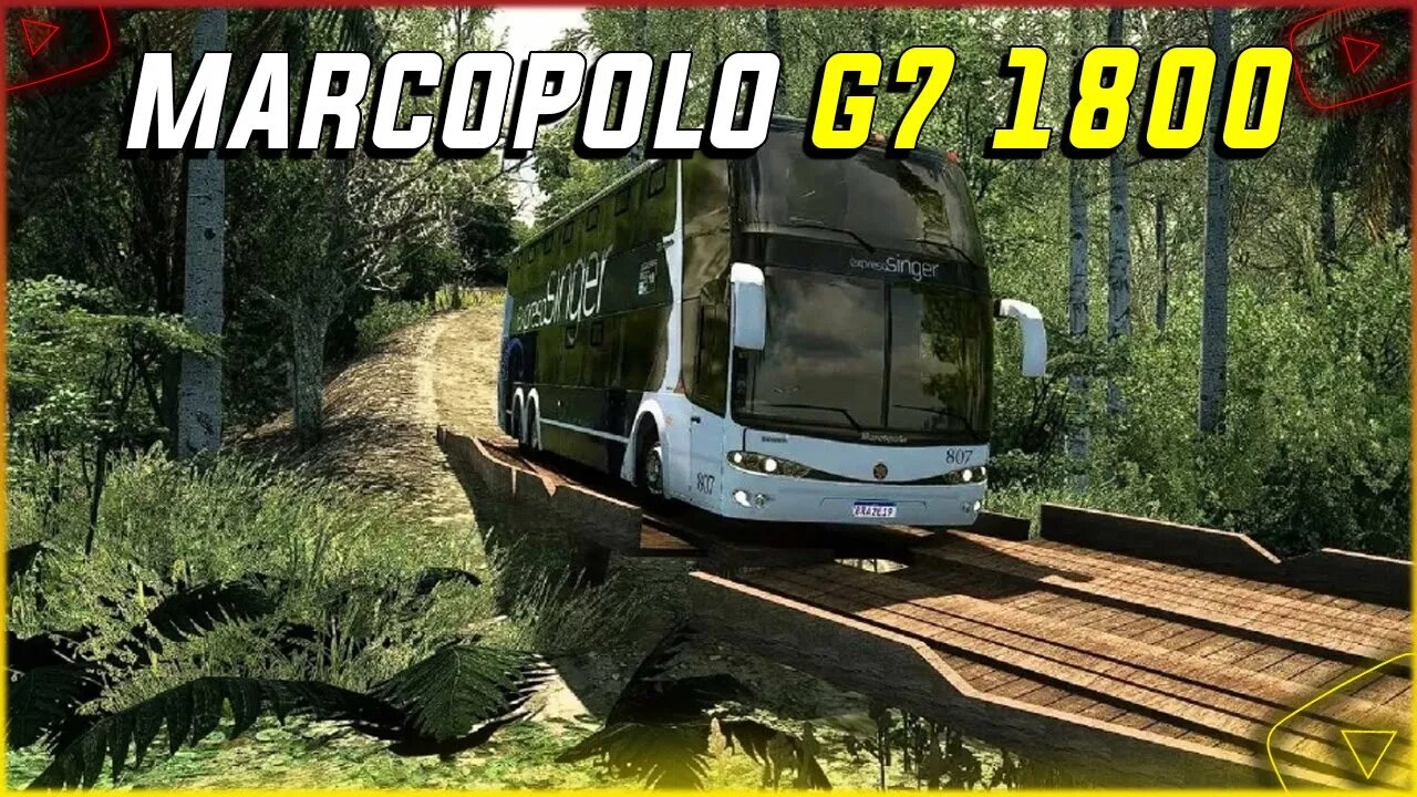 Marcopolo G7 1800 Volvo + Skins Brasileiras Euro Truck Simulator 2 1.45