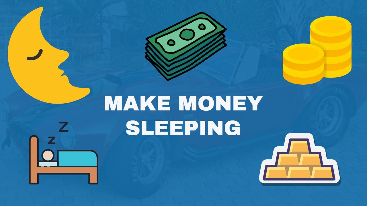 How to make more money sleeping than you can spend awake !!