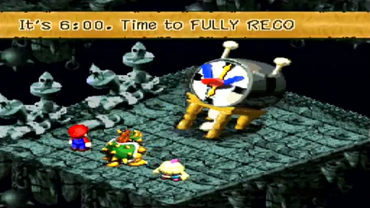 Let's Play Super Mario RPG Part 34: Talking alarm clock boss. Why not?