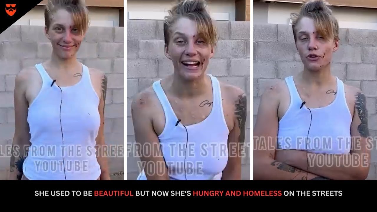 She Used To Be Beautiful But Now She's Hungry Homeless and Living On The Streets