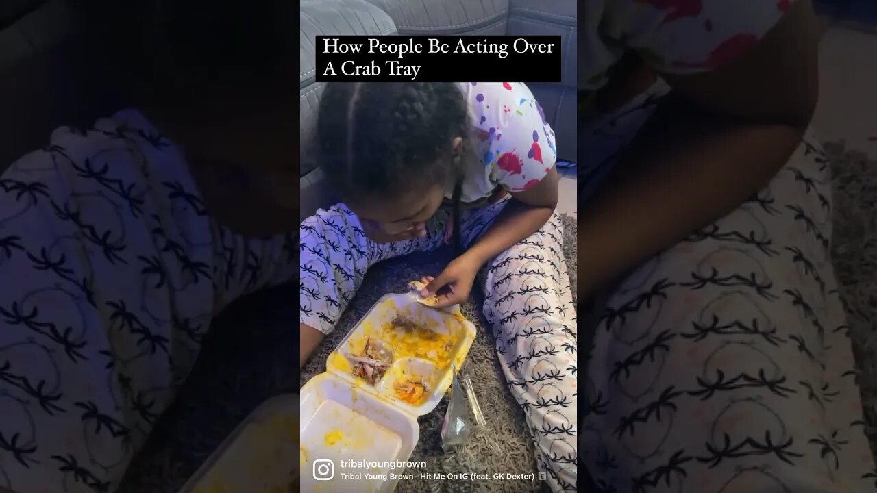 How People Be Acting Over Crab Trays