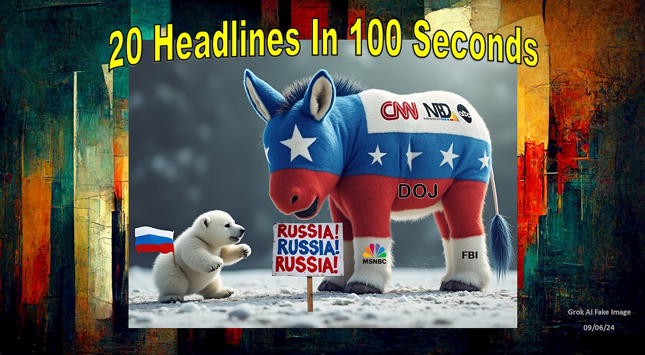 FlashCard Headlines In 100 Seconds: Politics & News 9/6/2024