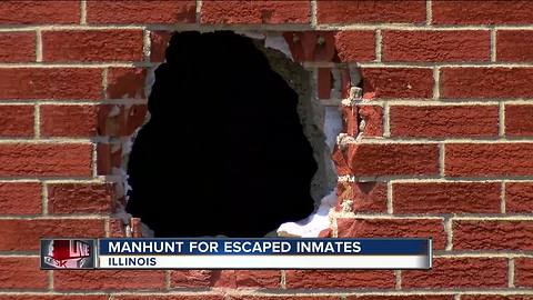 3 men sought after escape from southeastern Illinois jail