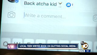 San Diego teen writes book on quitting social media