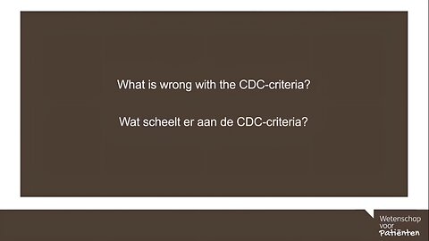 Q: What is wrong with the Fukuda CFS criteria? A: Apparently "Cognitive Impairment", "Unrefreshing Sleep" & "Post-Exertional Malaise (PEM)" are cardial features of Chronic Fatigue Syndromes (CFS) - Leonard Jason