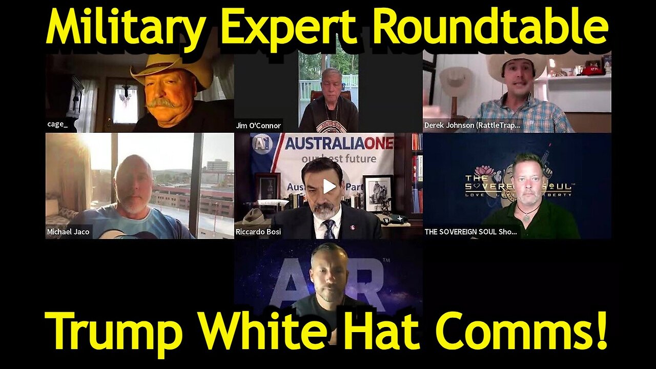 Michael Jaco & Derek Johnson & Military Expert Roundtable on Trump White Hat Comms!