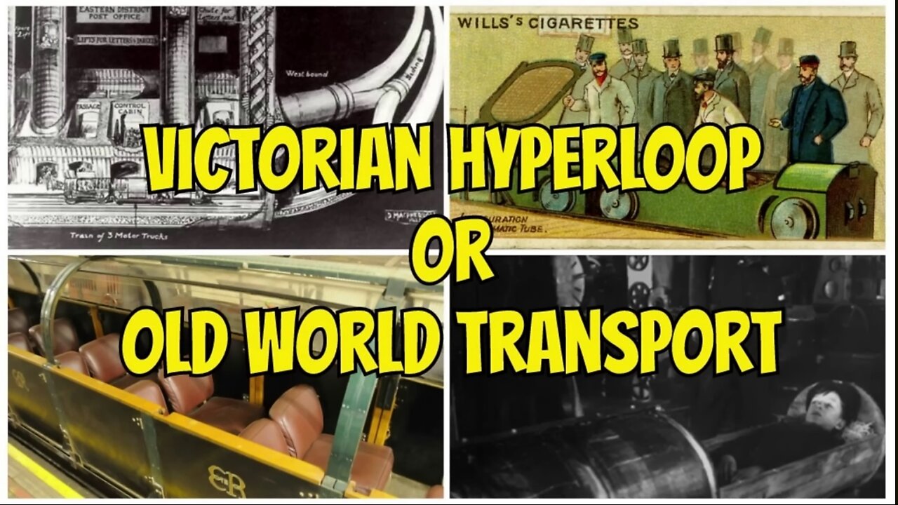 MIND-BLOWING TECHNOLOGY left by LOST Civilisation FOUND. London 1850s Hyper Loop Train