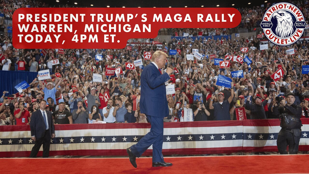 LIVE REPLAY: President Trump's MAGA Rally, Warren MI