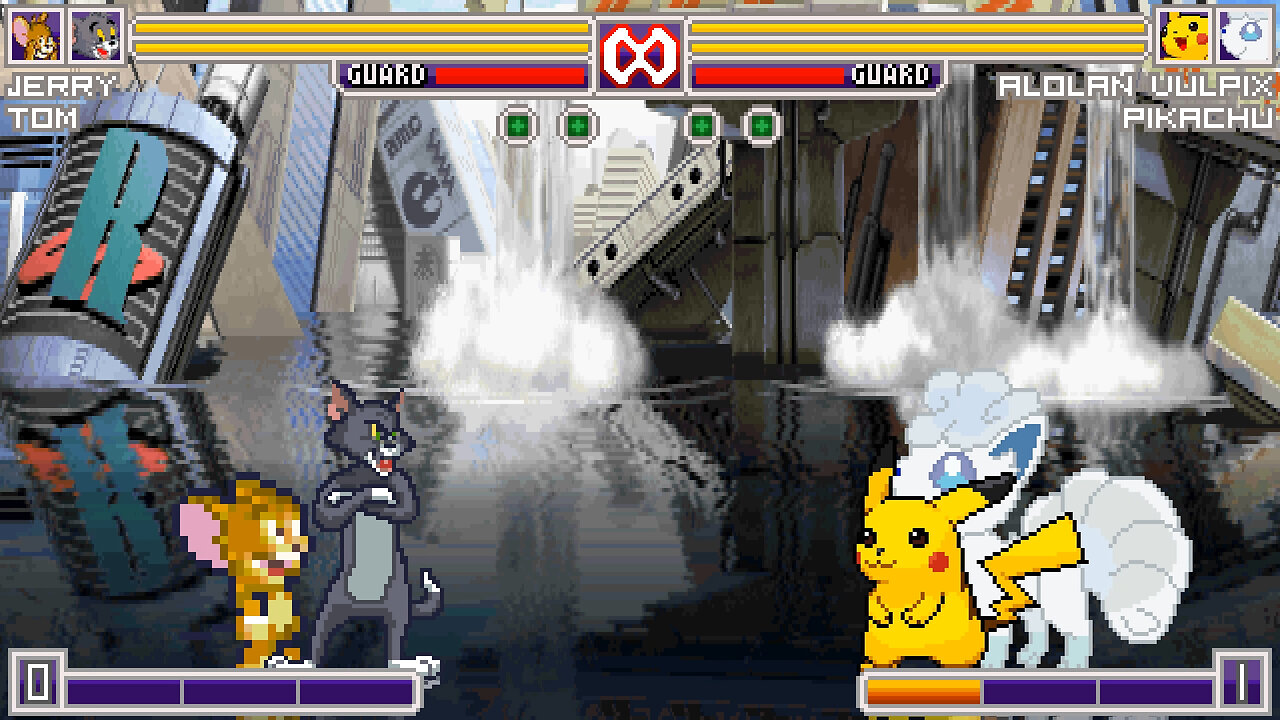 MUGEN - Tom & Jerry vs. Pikachu & Alolan Vulpix - Download