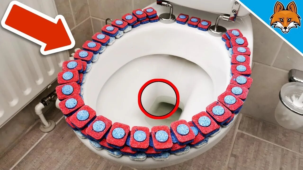 Throw a Dishwashing Tab in the Toilet and WATCH WHAT HAPPENS💥(Surprising)🤯