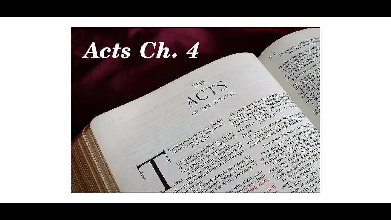 Acts Chapter 4