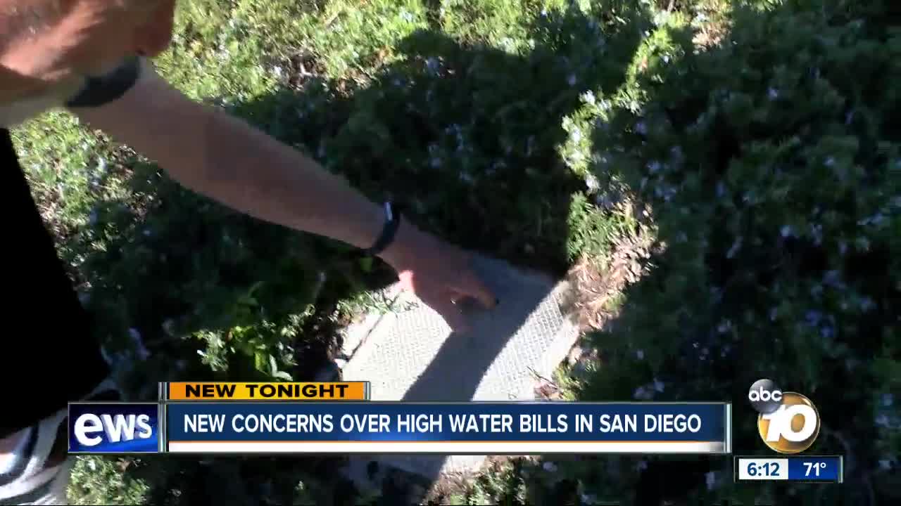 New concerns over high water bills in San Diego