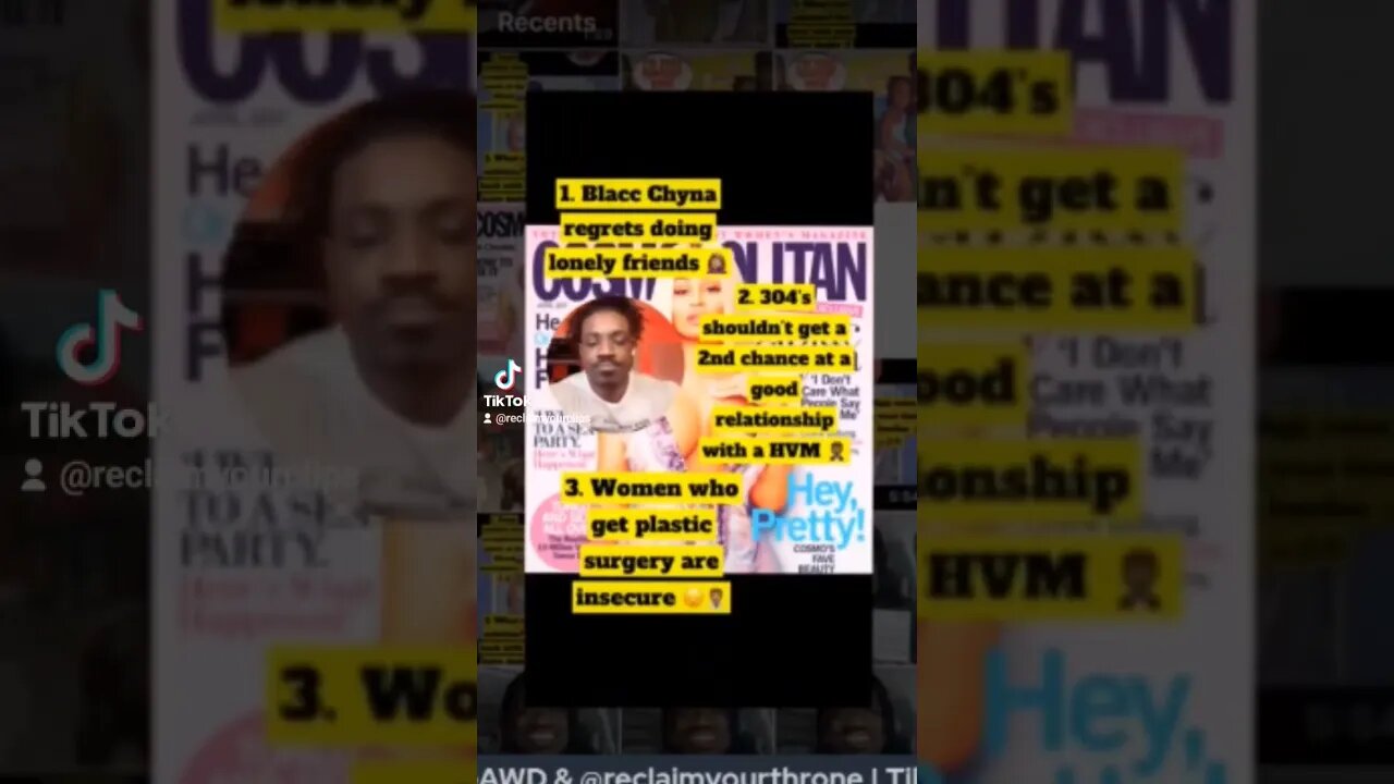 Blacc Chyna Regrets Doing Lonely Friends & Be a Good Example To Every Women #reclaimyourthrone🤴🏾