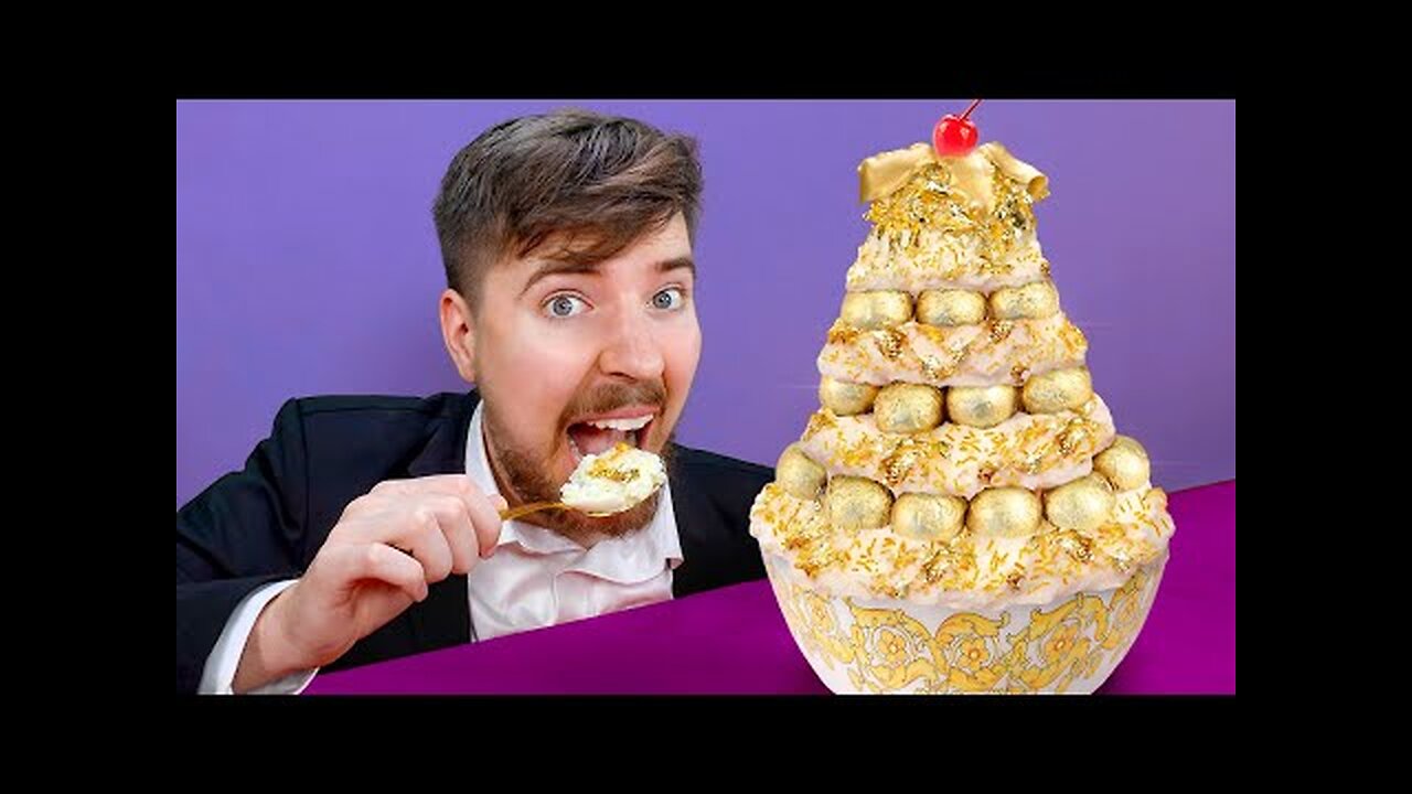 I Ate $100,000 Golden Ice Cream