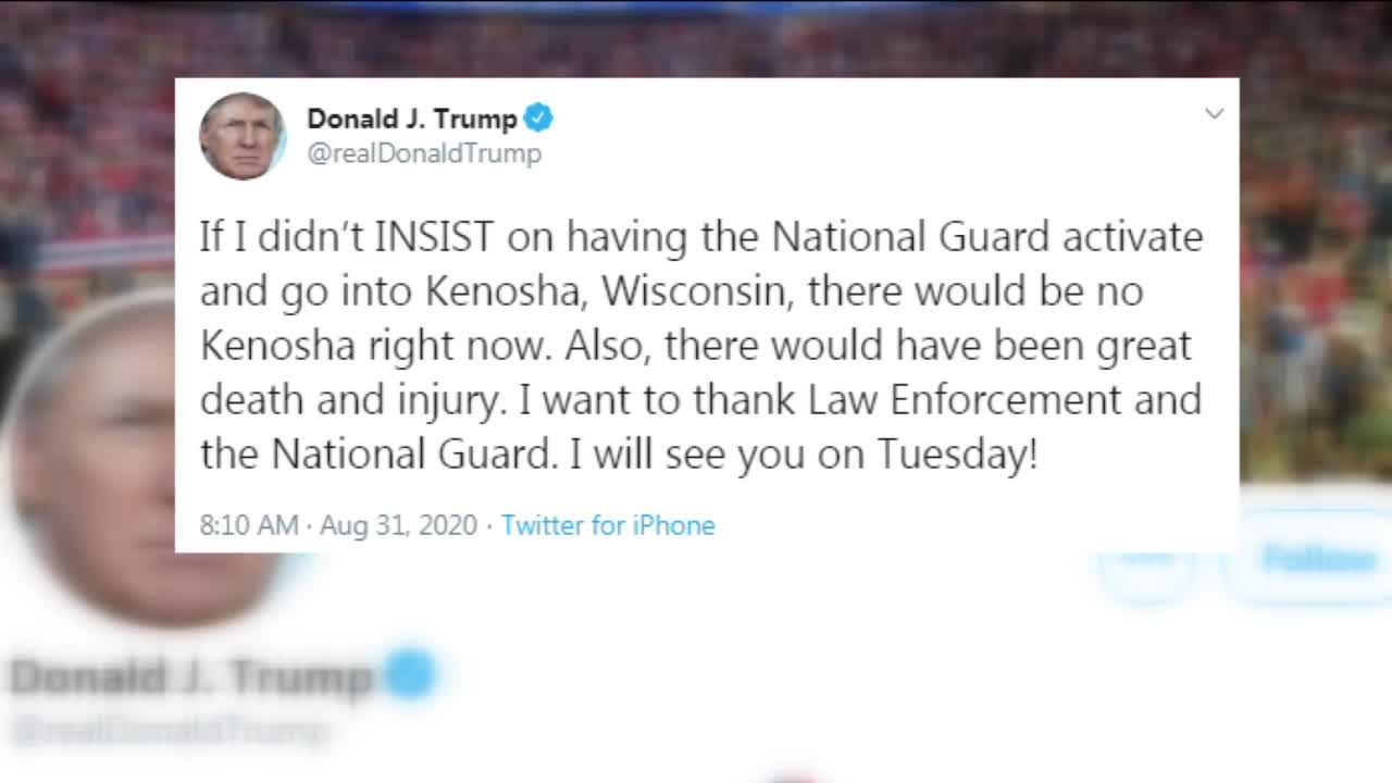 Kenosha prepares for visit from President Trump